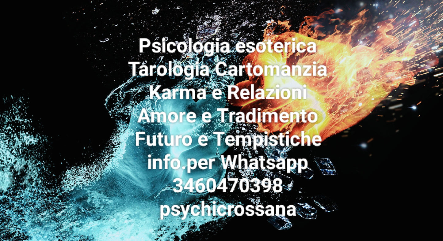 Consulto di Psicologia esoterica. Karma e relazioni. 30 min. al tel. o skype.