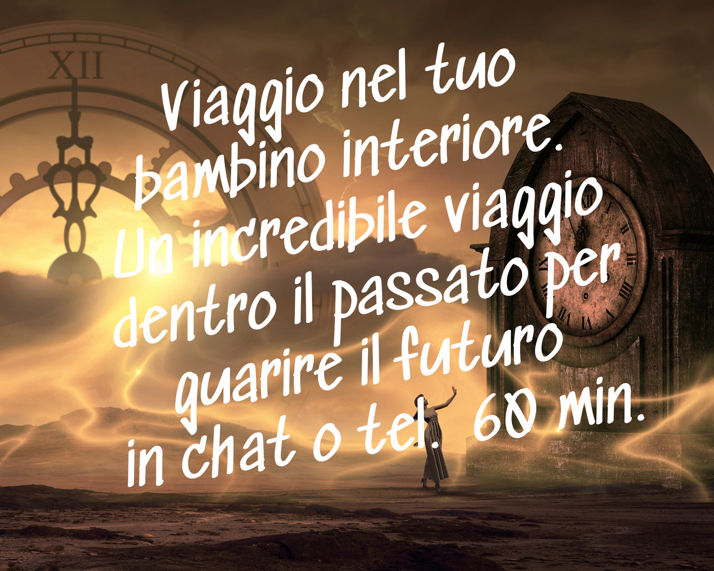 Viaggio nel bambino interiore, 60 min. al tel o in chat